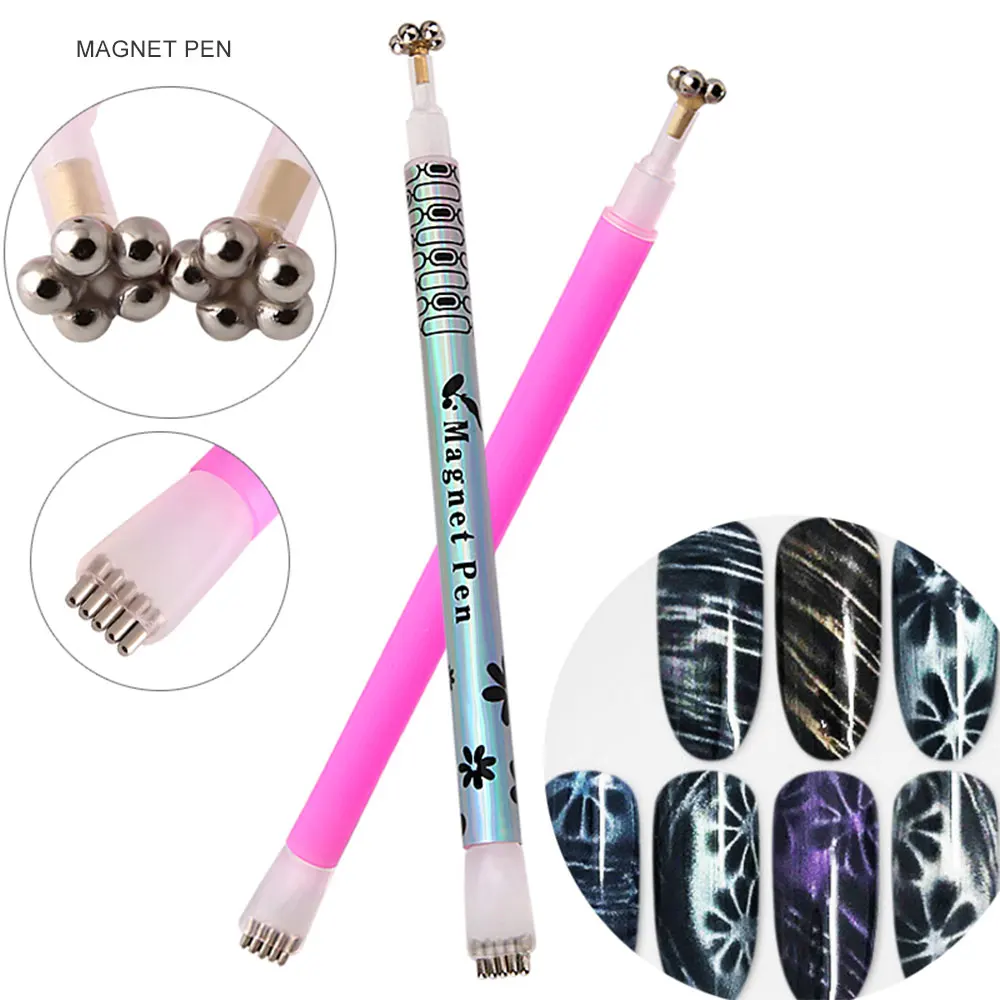 Magnet Magnetic Pen Rods For 3D Handles Nail Art Double Head Cat Eye Strip Stick Magic Polish UV Gel Polish Cat Eyes Halo Pen
Magnet Magnetic Pen Rods For 3D Handles Nail Art Double Head Cat Eye Strip Stick Magic Polish UV Gel Polish Cat Eyes Halo Pen