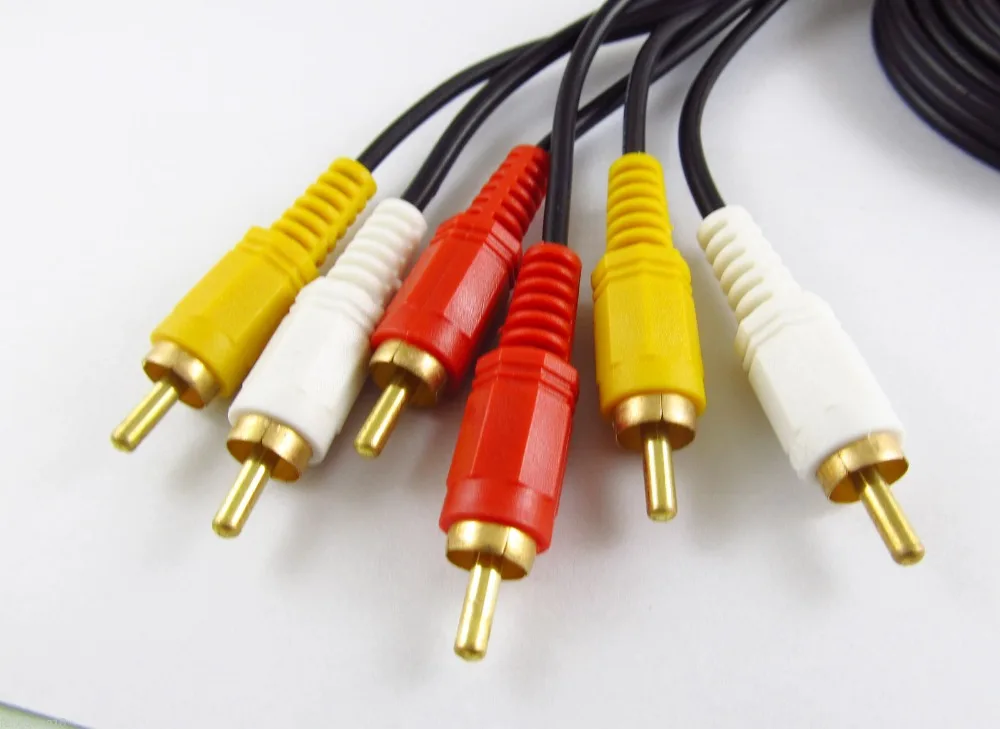 10pcs 5FT 10FT 3 RCA Male (L+R+V) To Male Composite Extension AV Audio Video DVD Cable Gold
10pcs 5FT 10FT 3 RCA Male (L+R+V) To Male Composite Extension AV Audio Video DVD Cable Gold