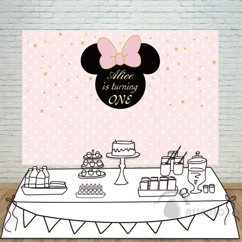 Allenjoy для девочек Мышь фон баннеры Baby Shower 1st празднование Дня Рождения вечерние розовый бант с золотыми звездами круг фотосессия фон
Allenjoy для девочек Мышь фон баннеры Baby Shower 1st празднование Дня Рождения вечерние розовый бант с золотыми звездами круг фотосессия фон
