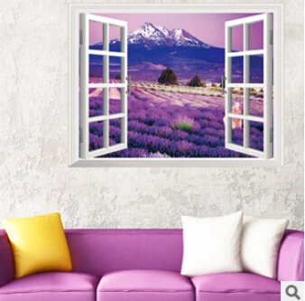 Free Shipping 3d Lavender flowers scenery window wall stickers living room Bedroom home decor
Free Shipping 3d Lavender flowers scenery window wall stickers living room Bedroom home decor