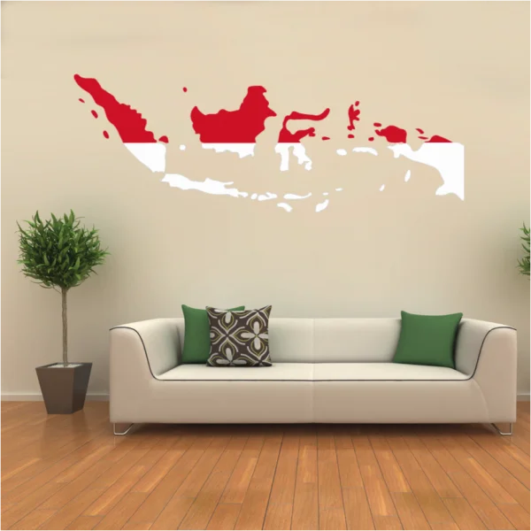 Flag Map of Indonesia Wall Vinyl Sticker Pattern Custom Home Decor Wedding PVC Wallpaper Art Design Poster
Flag Map of Indonesia Wall Vinyl Sticker Pattern Custom Home Decor Wedding PVC Wallpaper Art Design Poster