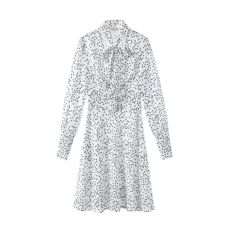 2019 NEw Women Black White Polka Dot Chiffon Dress Sexy Deep V neck Bows Long Sleeve Short Dress women clothes boho Dress Beach
2019 NEw Women Black White Polka Dot Chiffon Dress Sexy Deep V neck Bows Long Sleeve Short Dress women clothes boho Dress Beach