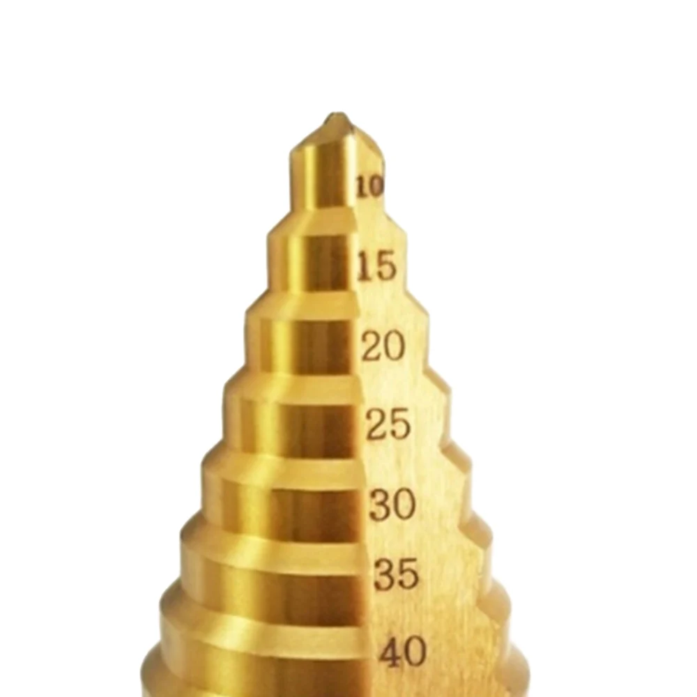 10-45mm Hole Cutter Bit Spiral Grooved Step Drill Bit For Woodworking Metal Drilling
10-45mm Hole Cutter Bit Spiral Grooved Step Drill Bit For Woodworking Metal Drilling