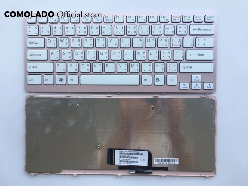 TI Thailand клавиатура для Sony Vaio VPC CW VPCCW CW16EC CW18FC розовая рамка Клавиатура ноутбука