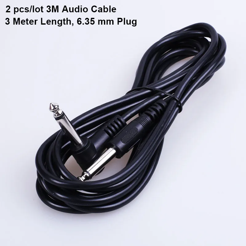 2 pcs/lot 3 Meter Audio Cable for Acoustic Electric Guitar Ukulele Bass wire connecting line Guitarra connector free shipping
2 pcs/lot 3 Meter Audio Cable for Acoustic Electric Guitar Ukulele Bass wire connecting line Guitarra connector free shipping