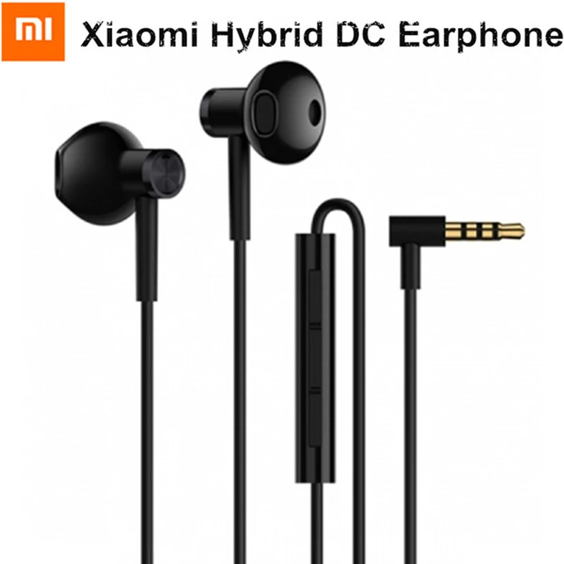 Новинка 2018 оригинальные гибридные полувкладыши Xiaomi DC 3 5 мм наушники с микрофоном