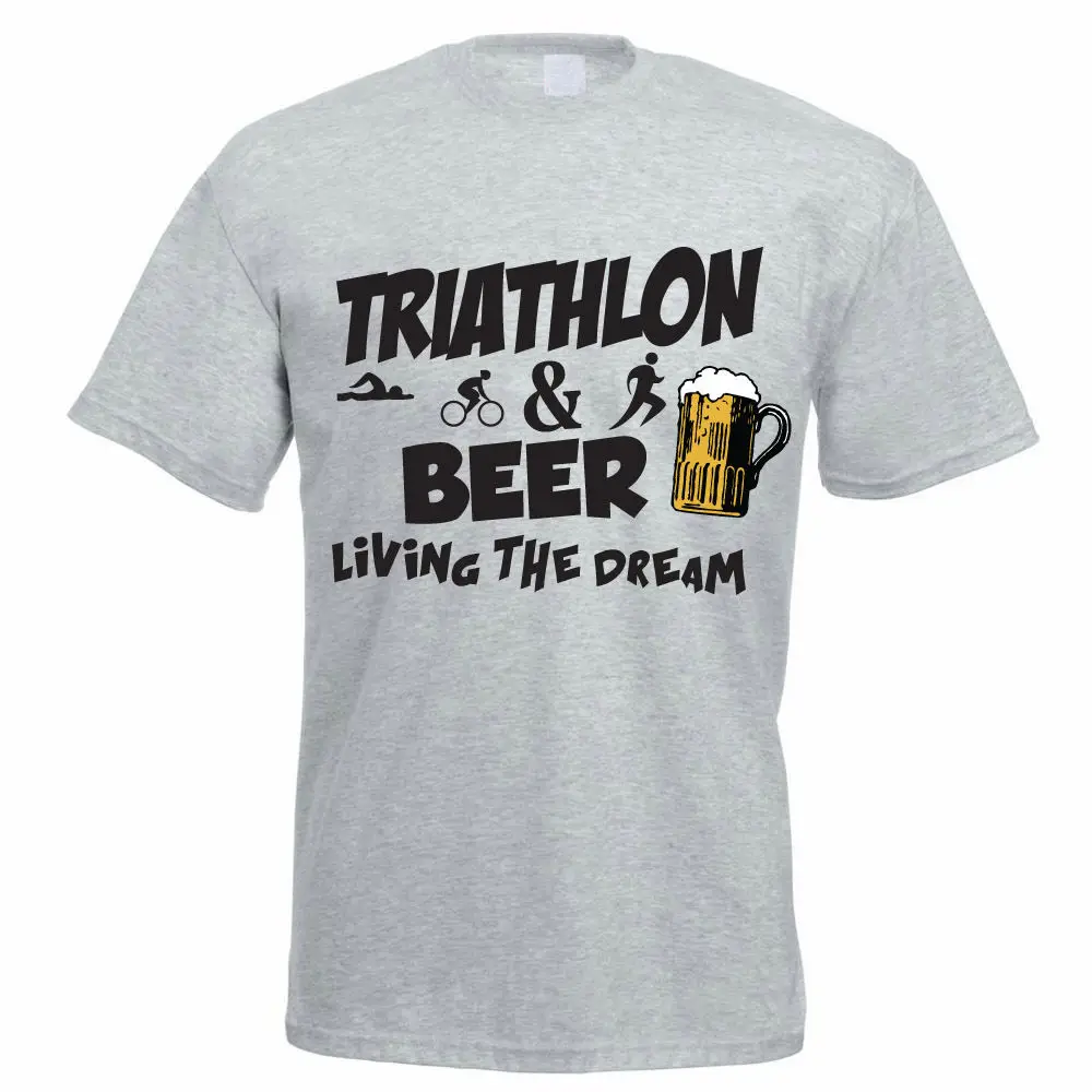 Summer 2018 Short Sleeve Plus Size Sleeve Tops T-Shirt Homme Triathlon And Beer Casual Short Sleeve Tops Tee
Summer 2018 Short Sleeve Plus Size Sleeve Tops T-Shirt Homme Triathlon And Beer Casual Short Sleeve Tops Tee