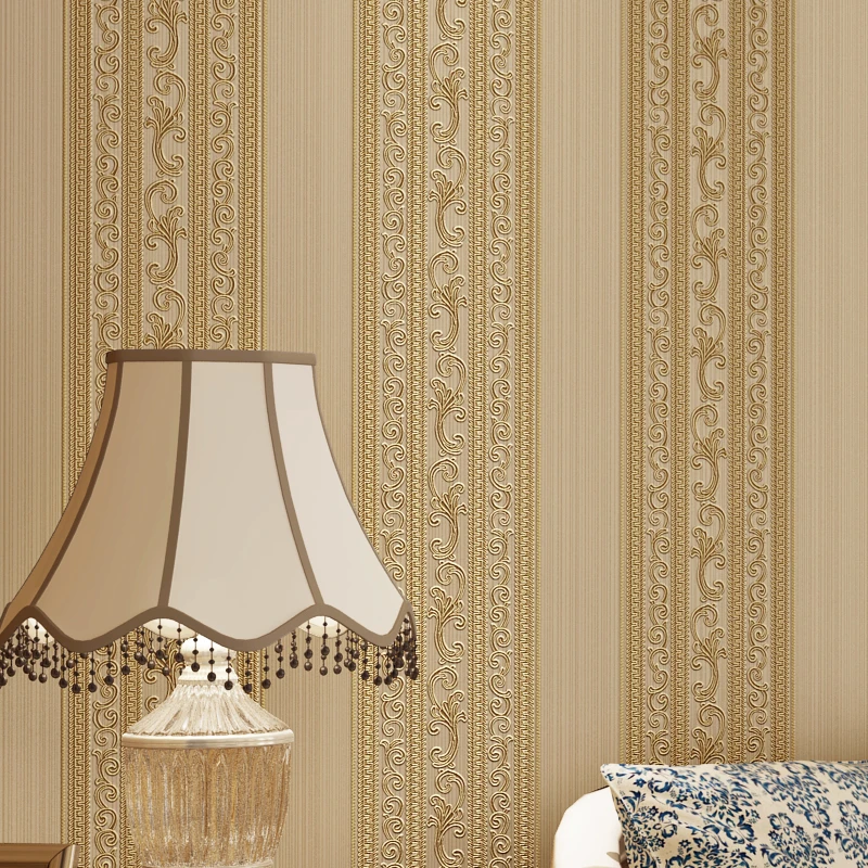 

Современная вертикальная полоса домашний декор настенная бумага Европейская настенная бумага рулон для фотообои контактная бумага