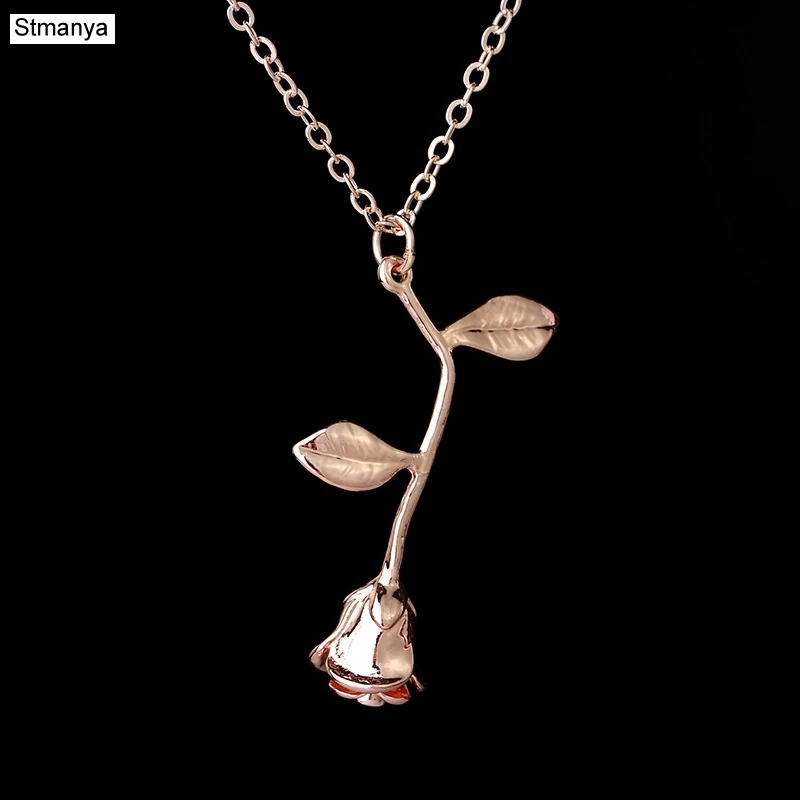 Hot New Delicate Rose Flower Pendant Necklace Women fashion Jewelry Bridesmaid Gift Beauty And The Beast Choker Necklaces N1148
Hot New Delicate Rose Flower Pendant Necklace Women fashion Jewelry Bridesmaid Gift Beauty And The Beast Choker Necklaces N1148