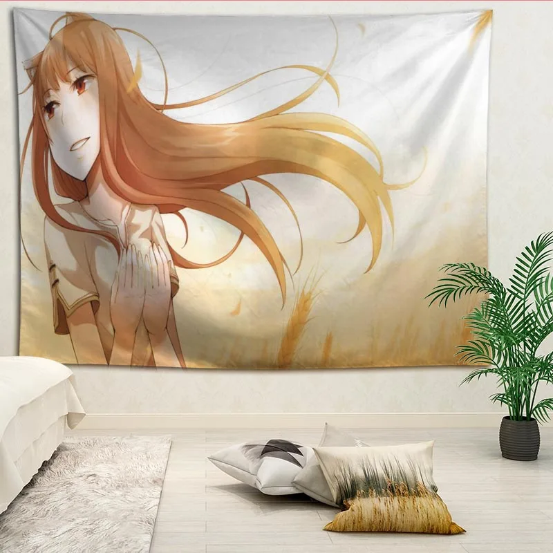 New arrival custom Spice and Wolf printing tapestry More Size home living room bedroom decorative wall blanket
New arrival custom Spice and Wolf printing tapestry More Size home living room bedroom decorative wall blanket