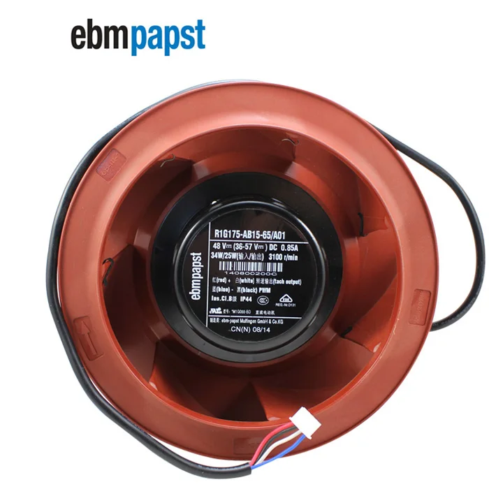 Германия EBM R1G175-AB15-65/A01 DC48V 0.85A воздухоочиститель центробежный вентилятор
Германия EBM R1G175-AB15-65/A01 DC48V 0.85A воздухоочиститель центробежный вентилятор