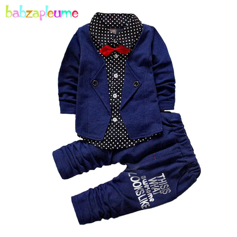 Autumn Baby Boys Clothes Gentleman Boys Outfits Long-Sleeve Outerwear Shirt+Pant 2PCS/Set Kids Tracksuit Children Clothing A256
Autumn Baby Boys Clothes Gentleman Boys Outfits Long-Sleeve Outerwear Shirt+Pant 2PCS/Set Kids Tracksuit Children Clothing A256