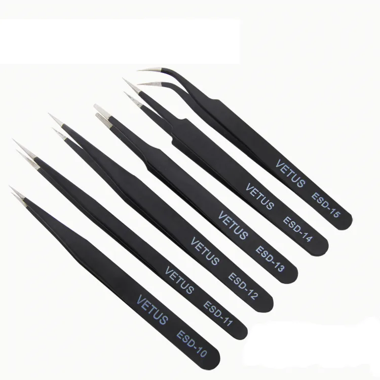 Fixmee 6pc Antistatic Electroplating Nonmagnetic Stainless Steel Curved Straight Eyebrow Tweezers DIY Tools
Fixmee 6pc Antistatic Electroplating Nonmagnetic Stainless Steel Curved Straight Eyebrow Tweezers DIY Tools