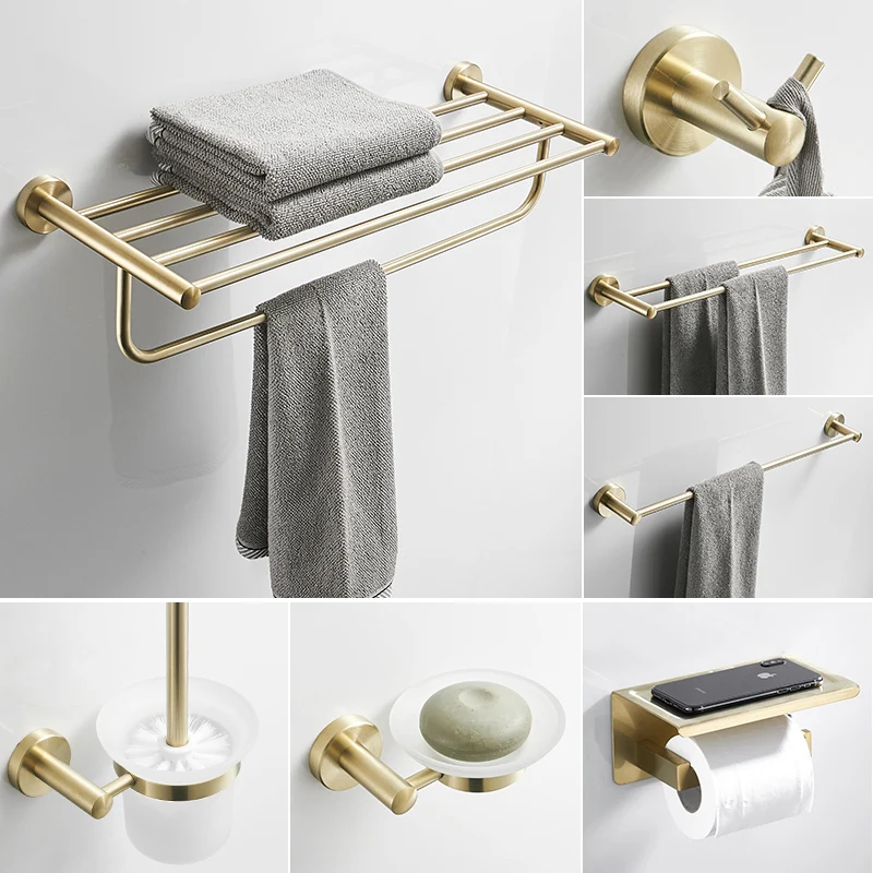 Nordic Lax gold brass towel stand stainless steel towel stand toilet shelf bathroom hardware pendant set
Nordic Lax gold brass towel stand stainless steel towel stand toilet shelf bathroom hardware pendant set