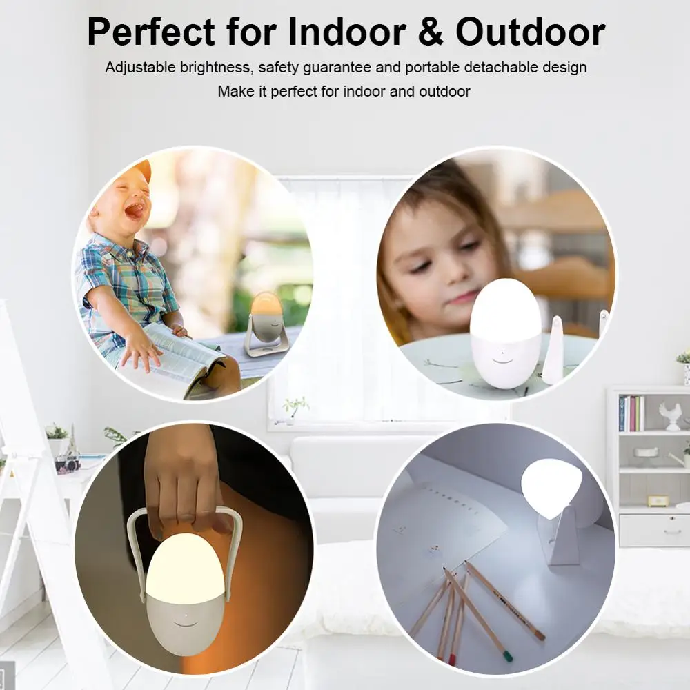 Touch Control Rechargeable Egg LED Night Light 4 Lighting Modes Shake RGB Color Changing LED Light For Bedroom
Touch Control Rechargeable Egg LED Night Light 4 Lighting Modes Shake RGB Color Changing LED Light For Bedroom