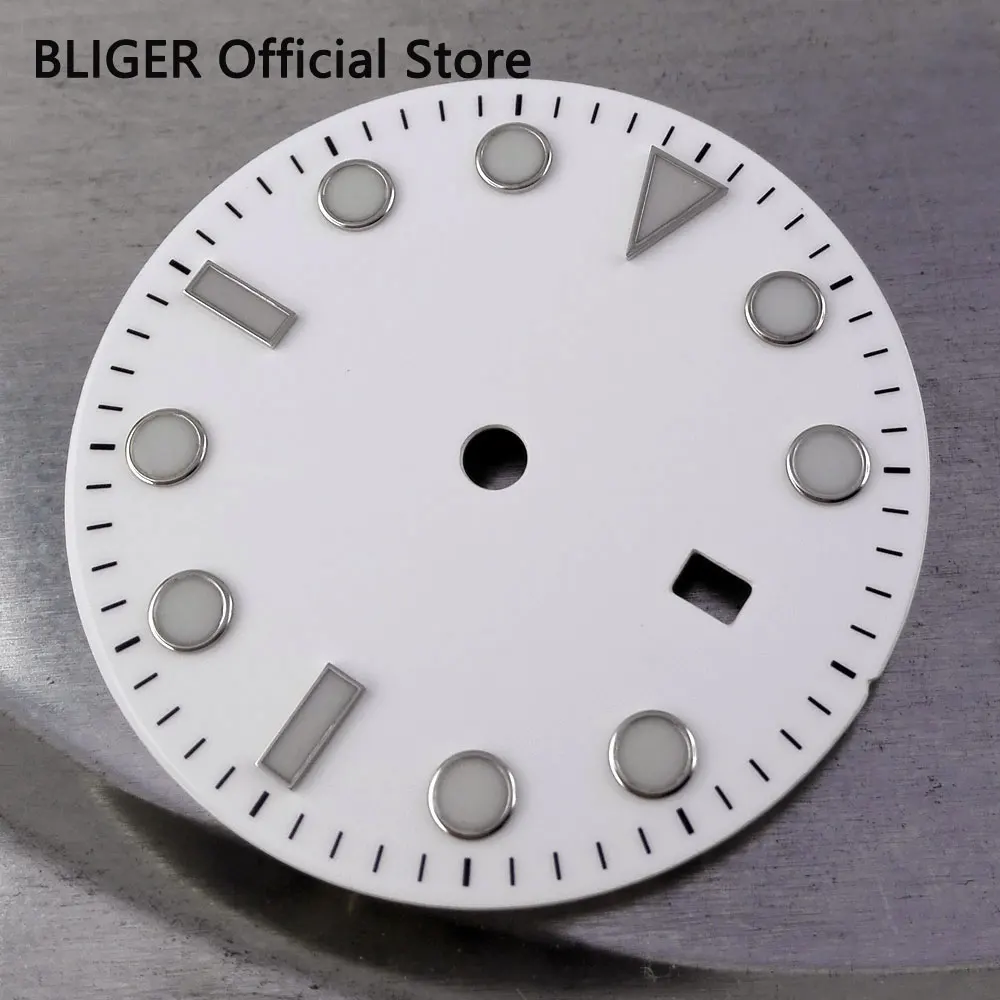 Белый стерильный циферблат BLIGER 31,3 мм, светящиеся отметки, дата, окно, циферблат, подходит для Miyota 8215 8205, автоматический механизм D24
Белый стерильный циферблат BLIGER 31,3 мм, светящиеся отметки, дата, окно, циферблат, подходит для Miyota 8215 8205, автоматический механизм D24