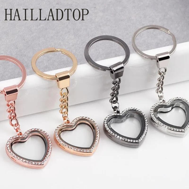 Shining Rhinestone Love Floating Locket Keychain Mothers Day Gift Gun Black Color Key Chain Key Ring Of Openable Glass Keychain
Shining Rhinestone Love Floating Locket Keychain Mothers Day Gift Gun Black Color Key Chain Key Ring Of Openable Glass Keychain
