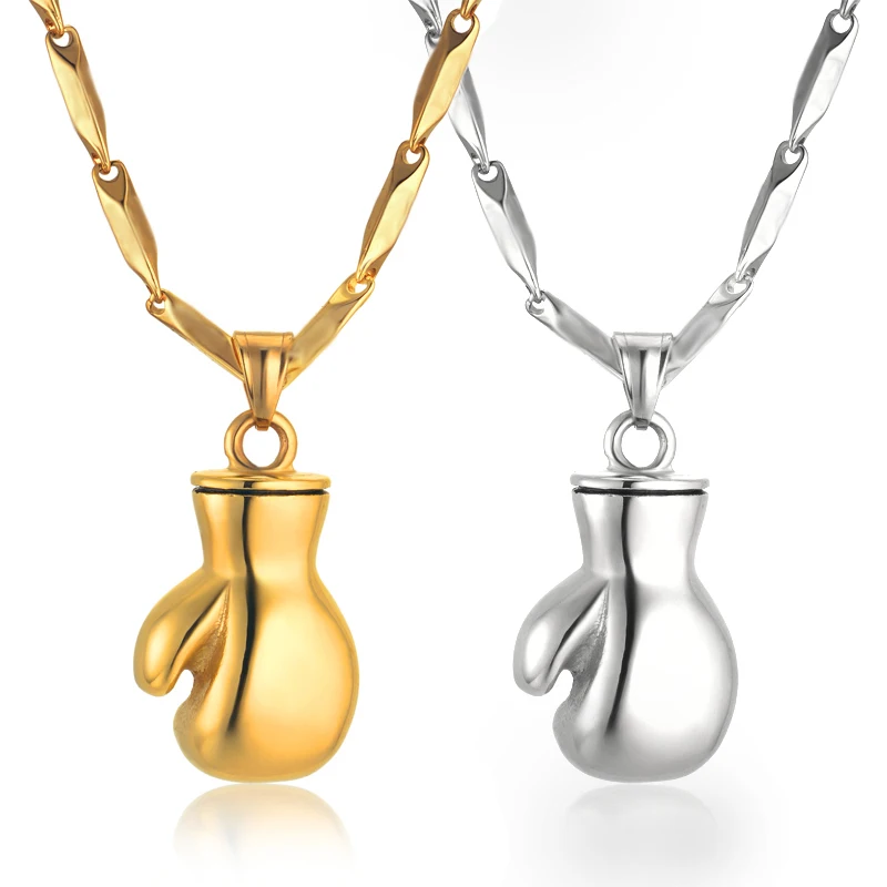 Boxing Glove Pendants Necklaces Male Gift Mens Collar SilverColor Stainless Steel Necklace & Chains For Men/Women Sporty Jewelry
Boxing Glove Pendants Necklaces Male Gift Mens Collar SilverColor Stainless Steel Necklace & Chains For Men/Women Sporty Jewelry