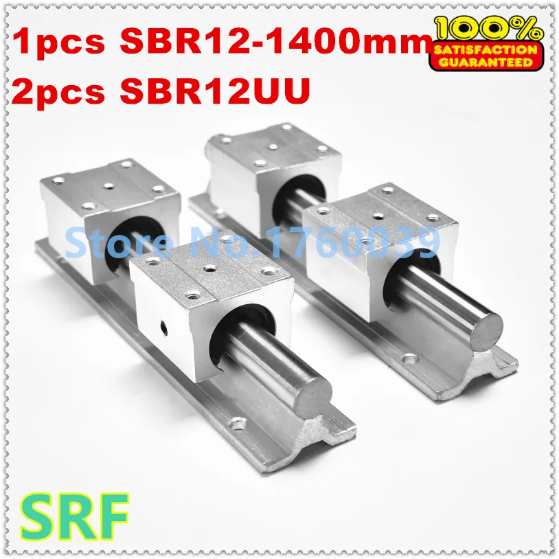 2pcs 12mm linear rail SBR12 L1400mm linear shaft rail +4pcs SBR12UU slide block for 12mm linear shaft support
2pcs 12mm linear rail SBR12 L1400mm linear shaft rail +4pcs SBR12UU slide block for 12mm linear shaft support