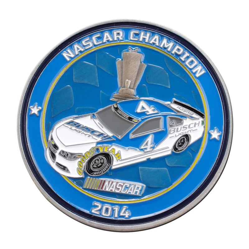 Custom BUSCH NASCAP CHAMPION Coin hot sale Car competition commemorative coins cheap customized metal Souvenir coins
Custom BUSCH NASCAP CHAMPION Coin hot sale Car competition commemorative coins cheap customized metal Souvenir coins