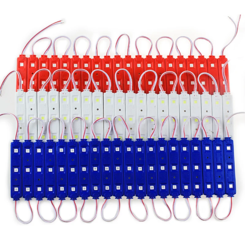 500pcs/lot led injection module 5050 SMD 3 leds waterproof IP65 DC12V 1.5W/piece LED module lights free shipping
500pcs/lot led injection module 5050 SMD 3 leds waterproof IP65 DC12V 1.5W/piece LED module lights free shipping