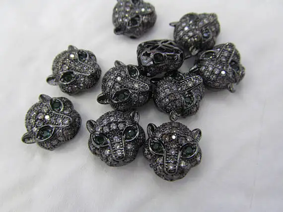 Free ship--12pcs CZ Micro Pave 11mm Panther Head Beads White Silver Rose Gold Mixed color CZ Bead,Black Gunmetal animal charm je
Free ship--12pcs CZ Micro Pave 11mm Panther Head Beads White Silver Rose Gold Mixed color CZ Bead,Black Gunmetal animal charm je