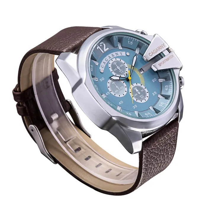 Лидер продаж мужские Модные Классические наручные часы с большим циферблатом