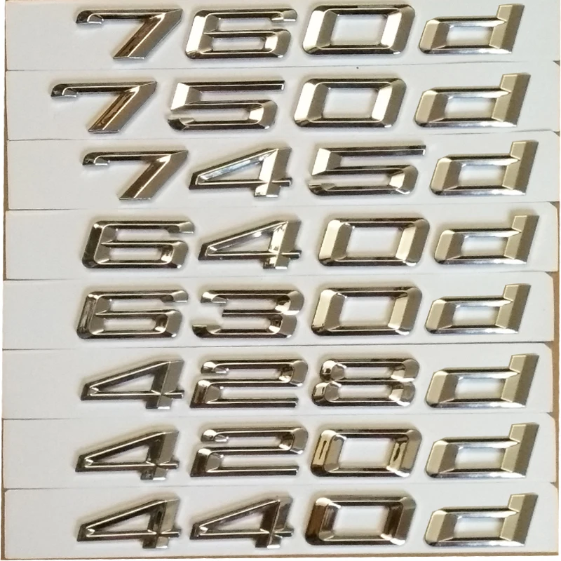2017 Lastest Design 630d 640d 650d 735d 745d 760d 420d car Emblem car rear sticker for BMW 4 6 7 series E38 E63 E64 F01 F12 F35
2017 Lastest Design 630d 640d 650d 735d 745d 760d 420d car Emblem car rear sticker for BMW 4 6 7 series E38 E63 E64 F01 F12 F35