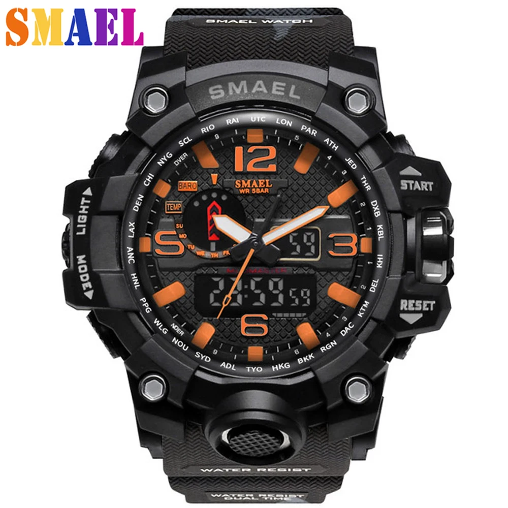2018 Military Sports Watches Men Top Brand Luxury Shock Electronic LED Digital Wrist Watch Male Clock For Man Relogio Masculino
2018 Military Sports Watches Men Top Brand Luxury Shock Electronic LED Digital Wrist Watch Male Clock For Man Relogio Masculino