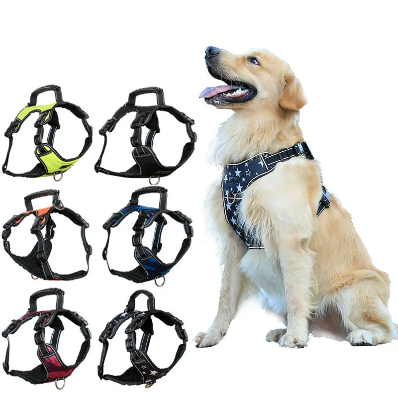 Dog Harness NO Pull K9 Adjustment Pet Harness Vest Breathable Reflectivel Walking Vest Hand Control Harness For Medium Large Dog
Dog Harness NO Pull K9 Adjustment Pet Harness Vest Breathable Reflectivel Walking Vest Hand Control Harness For Medium Large Dog