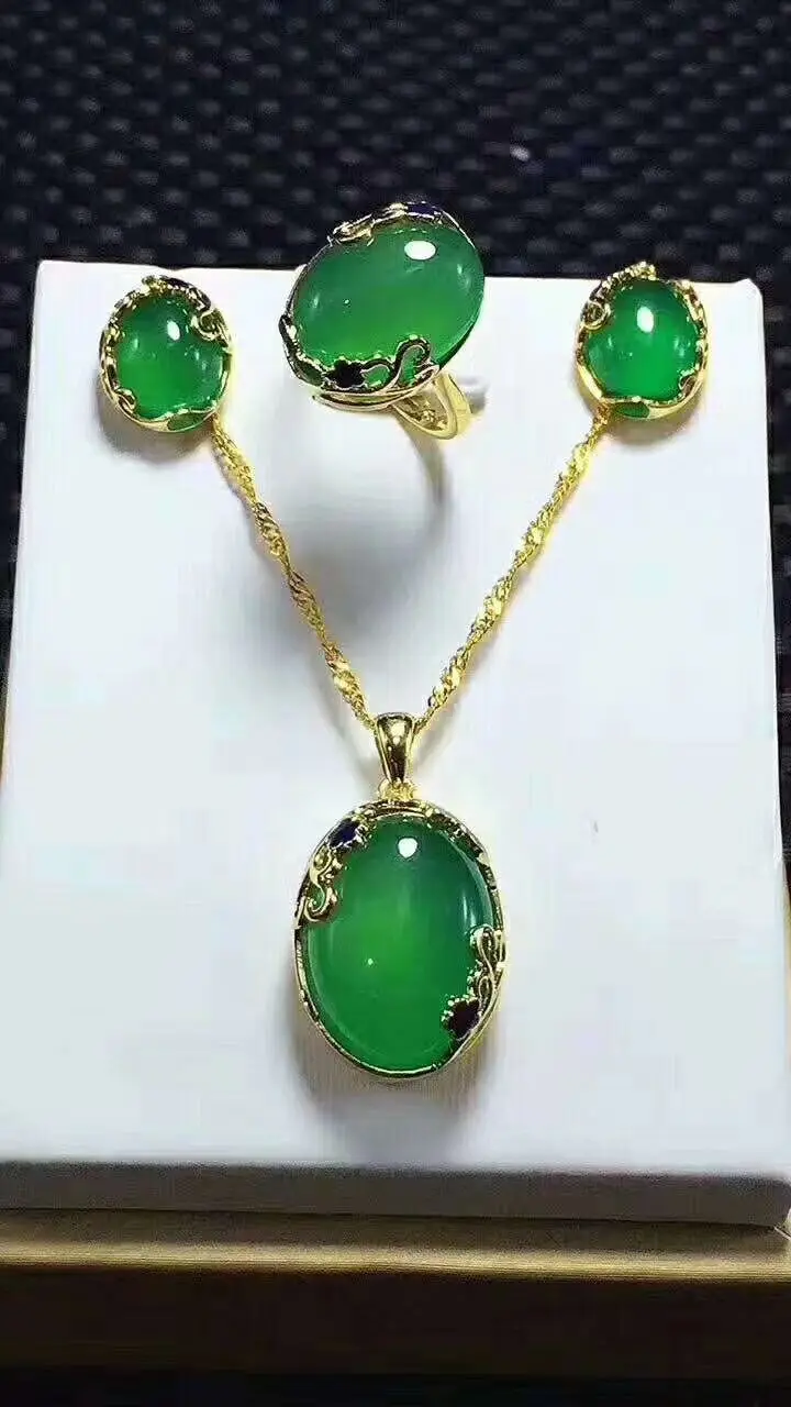 Natural chalcedony S925 Silver Inlay Necklace Earring transparent exquisite style atmosphere finejewelry
Natural chalcedony S925 Silver Inlay Necklace Earring transparent exquisite style atmosphere finejewelry