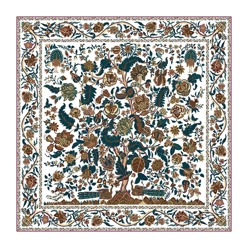 Tree of Life Prints Large Square 100% Silk Scarf Wraps Shawl High Quality Hand Rolled Edges
Tree of Life Prints Large Square 100% Silk Scarf Wraps Shawl High Quality Hand Rolled Edges
