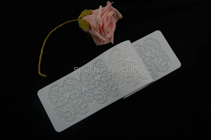 39*8CM Foodgrade sugar Lace Silicone Mat Cake Mold Decorating fondant mold Moldes De Silicona
39*8CM Foodgrade sugar Lace Silicone Mat Cake Mold Decorating fondant mold Moldes De Silicona