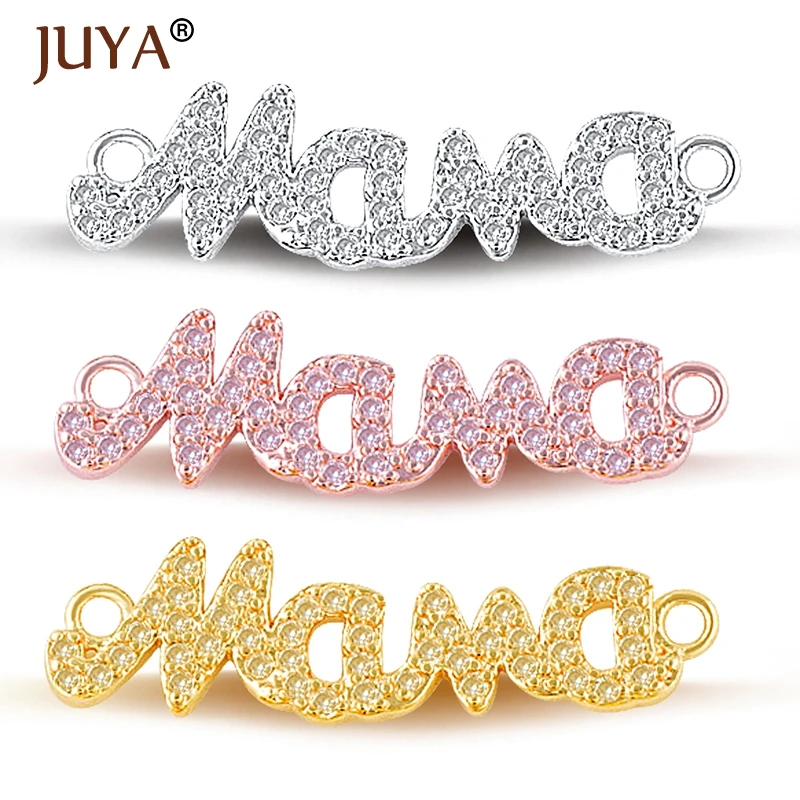 Accessories For Jewelry Wholesale 10 pieces Zircon Rhinestone Mama Connectors Mom Charms pendant For DIY Bracelet Findings
Accessories For Jewelry Wholesale 10 pieces Zircon Rhinestone Mama Connectors Mom Charms pendant For DIY Bracelet Findings