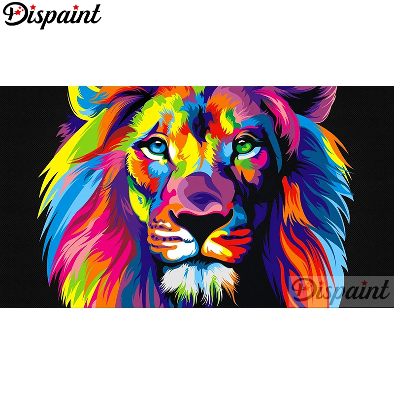 Dispaint Full Square/Round Drill 5D DIY Diamond Painting "Colored lion" Embroidery Cross Stitch 3D Home Decor A10374
Dispaint Full Square/Round Drill 5D DIY Diamond Painting "Colored lion" Embroidery Cross Stitch 3D Home Decor A10374