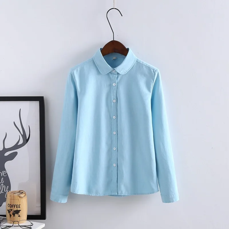 Tikilisa Women Quality Long Sleeve Blouses Casual Tops BRAND Cotton Oxford Solid OFFICE White Woman Shirts Chemisier Blusas
Tikilisa Women Quality Long Sleeve Blouses Casual Tops BRAND Cotton Oxford Solid OFFICE White Woman Shirts Chemisier Blusas