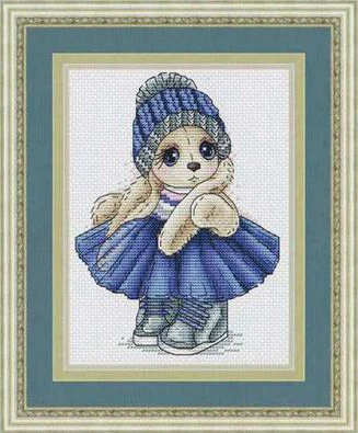 Needlework,DIY Cross Stitch,Sets For Embroidery kits,11CT&14CT&16CT,Blue skirt rabbit
Needlework,DIY Cross Stitch,Sets For Embroidery kits,11CT&14CT&16CT,Blue skirt rabbit