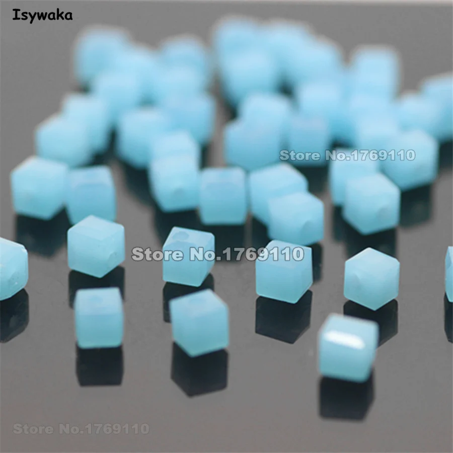 Isywaka 980pcs Cube 3mm Non-hyaline Blue Color Square Austria Crystal Beads Glass Beads Loose Spacer Bead DIY Jewelry Making
Isywaka 980pcs Cube 3mm Non-hyaline Blue Color Square Austria Crystal Beads Glass Beads Loose Spacer Bead DIY Jewelry Making