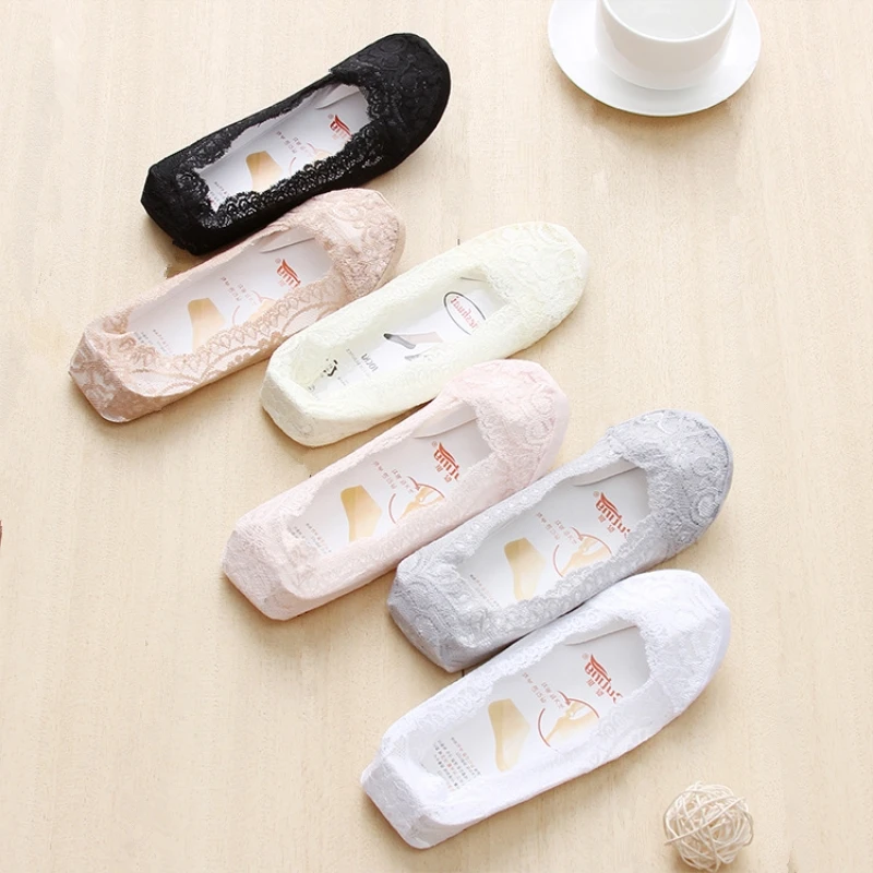 10pieces/5pairs Lace Socks Women Short Invisible Slippers Socks Summer Solid Boat Cotton Sock for Girls Female
10pieces/5pairs Lace Socks Women Short Invisible Slippers Socks Summer Solid Boat Cotton Sock for Girls Female