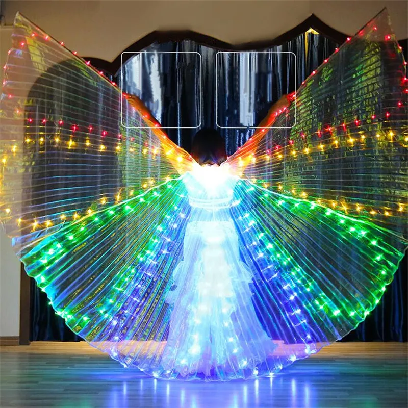 KS41 Club catwalk stage show wears led costumes butterfly wings led luminous cloak colorful light bellydance wears cloak rave dj
KS41 Club catwalk stage show wears led costumes butterfly wings led luminous cloak colorful light bellydance wears cloak rave dj
