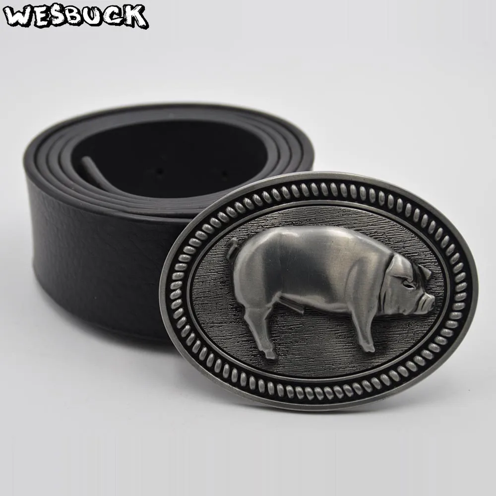 5 PCS MOQ WesBuck Brand Belt Buckle Boar Pattern Belt Buckle With Antique Metal Pin Buckles Fashion Buckle
5 PCS MOQ WesBuck Brand Belt Buckle Boar Pattern Belt Buckle With Antique Metal Pin Buckles Fashion Buckle