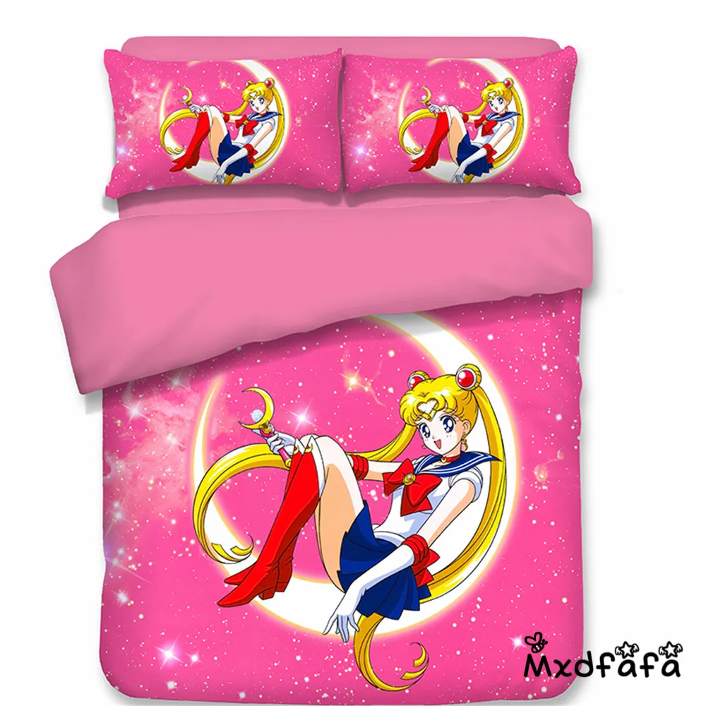 Anime Sailor Moon Duvet Cover Set 3D Bedding Set Luxury Comforter Bed Set Include 1pcs Duvet Cover and 2pcs dakimakura case
Anime Sailor Moon Duvet Cover Set 3D Bedding Set Luxury Comforter Bed Set Include 1pcs Duvet Cover and 2pcs dakimakura case