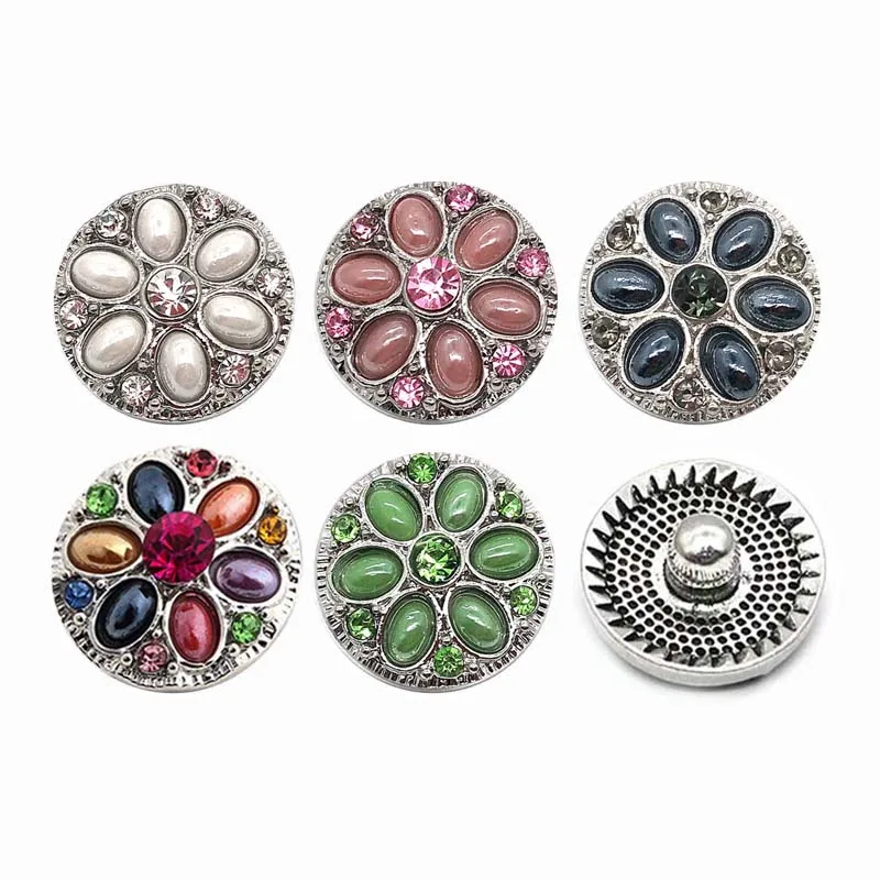High quality 058 flower 18mm rhinestone metal button for snap button Bracelet Necklace Jewelry For Women Silver jewelry
High quality 058 flower 18mm rhinestone metal button for snap button Bracelet Necklace Jewelry For Women Silver jewelry