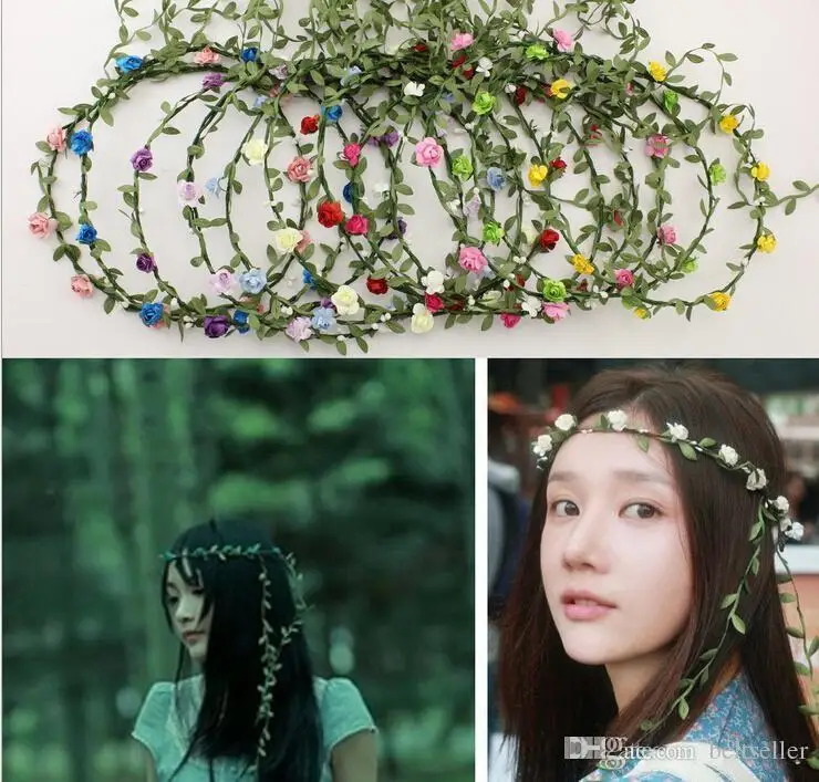 Hand Made Artificial Flower Floral Garland Bridal Hair Headpiece Headband Wedding Tiaras Hair Accessories
Hand Made Artificial Flower Floral Garland Bridal Hair Headpiece Headband Wedding Tiaras Hair Accessories