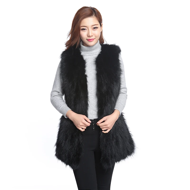 2019 New Genuine Raccoon Fur Vest Women long natural fur vest Winter thick Long Fox Fur vest customized big size Free Shipping
2019 New Genuine Raccoon Fur Vest Women long natural fur vest Winter thick Long Fox Fur vest customized big size Free Shipping