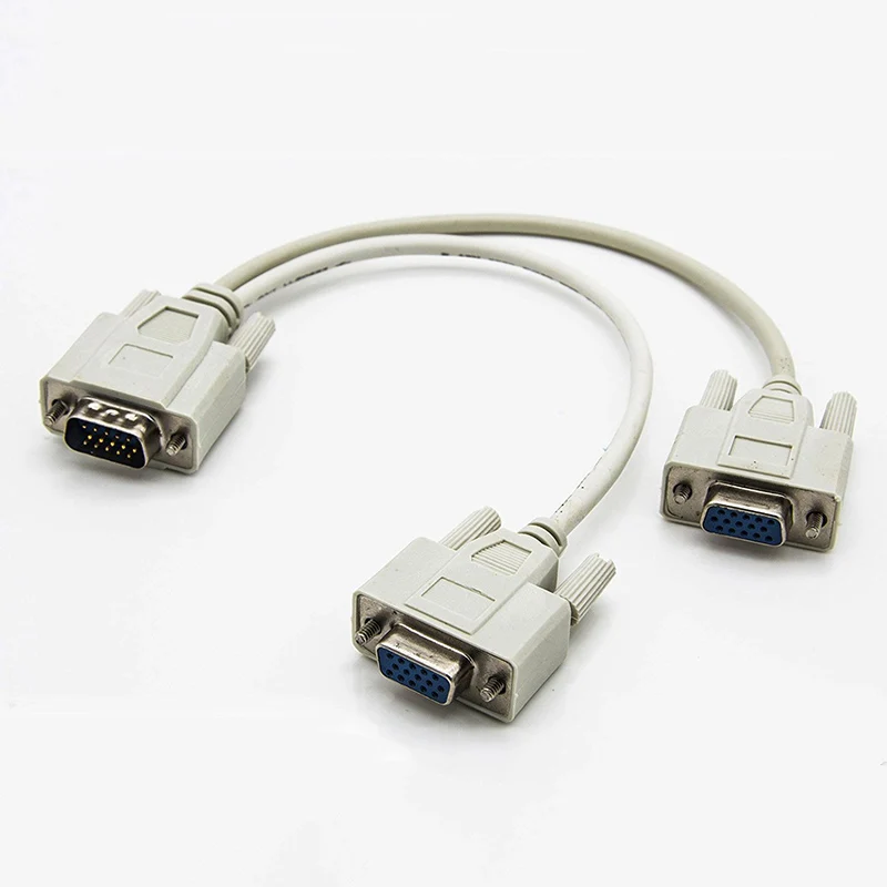 Кабель-дупликатор VGA, 1 HDB 15 штекер на 2 VGA HDB15 гнездо, разветвитель, двойной монитор QJY99
Кабель-дупликатор VGA, 1 HDB 15 штекер на 2 VGA HDB15 гнездо, разветвитель, двойной монитор QJY99