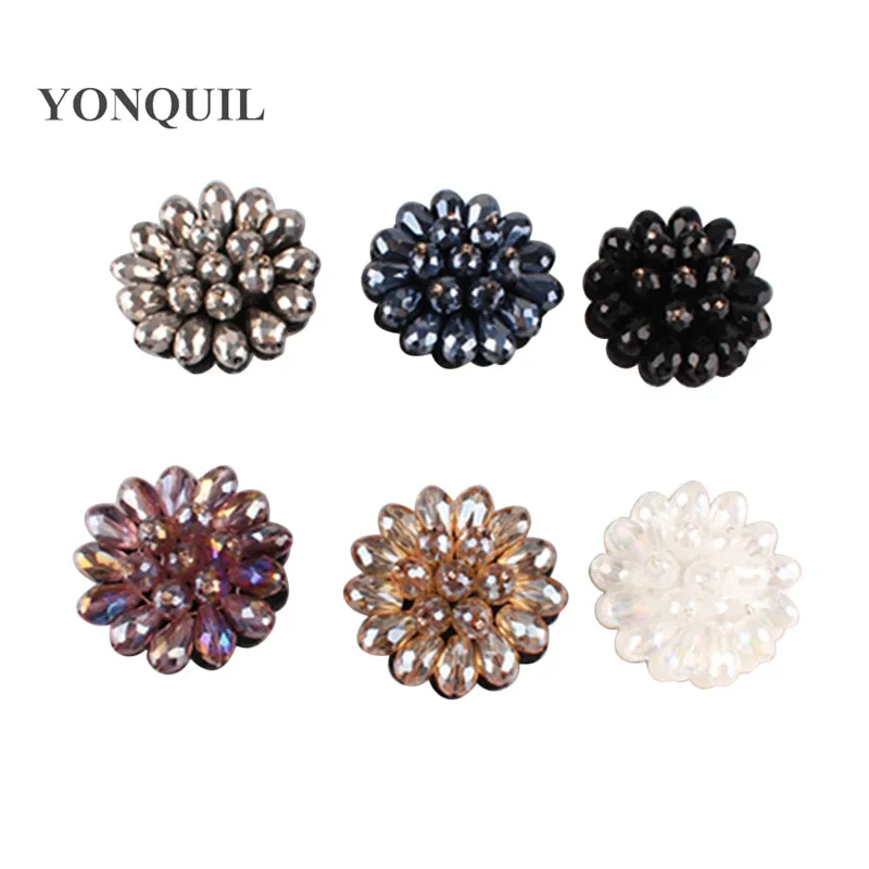 12 Pcs/Lot Handmade Rhinestone 4.3CM Bead Caps Patch Sew On For Clothing Caps Appliques Crystal For Shoes Hats Accessory SYBB126
12 Pcs/Lot Handmade Rhinestone 4.3CM Bead Caps Patch Sew On For Clothing Caps Appliques Crystal For Shoes Hats Accessory SYBB126