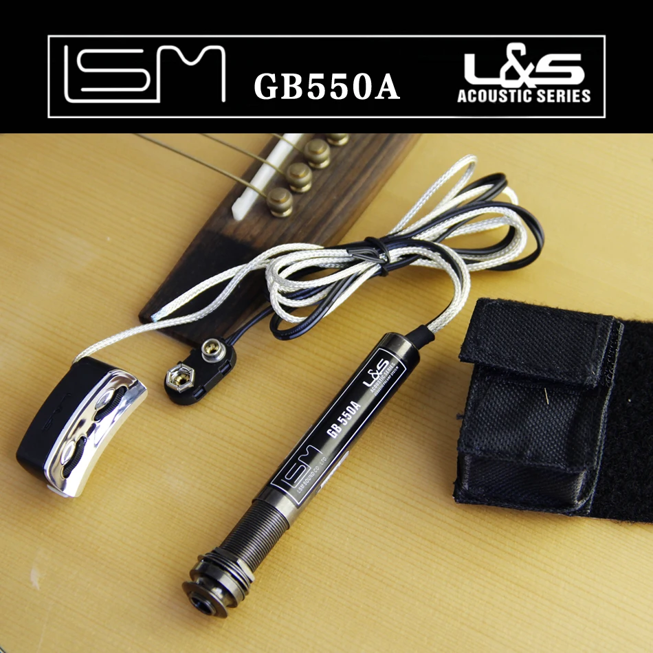 LSM GB550A Tail-peg Preamp System Folk Guitar Pickup Humbucker with volume and tone control guitar pick holder
LSM GB550A Tail-peg Preamp System Folk Guitar Pickup Humbucker with volume and tone control guitar pick holder