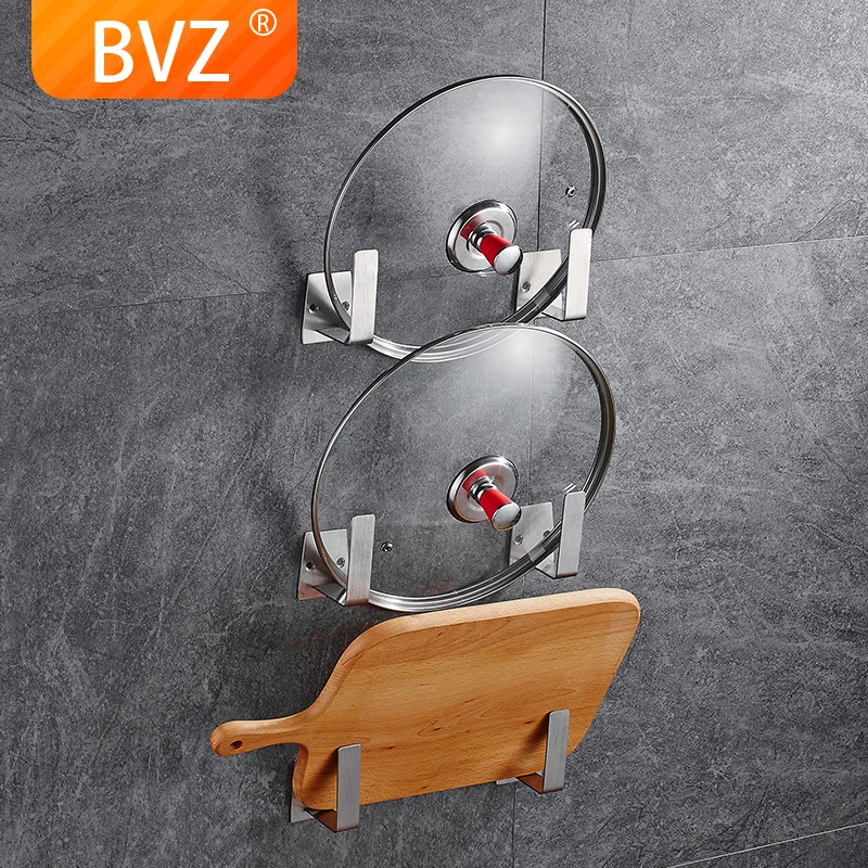 BVZ Punch free Pot Lid Rack Holder Pan Cover Cutting Board Holder Organizer Rack Kitchen Accessories
BVZ Punch free Pot Lid Rack Holder Pan Cover Cutting Board Holder Organizer Rack Kitchen Accessories