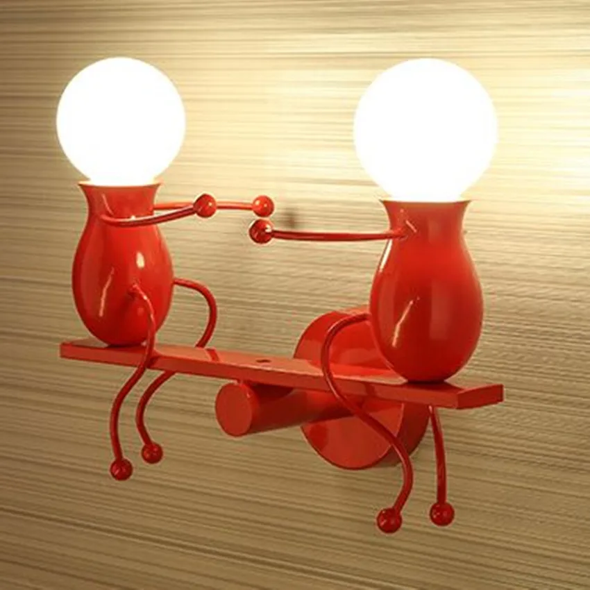 Modern simple creative cartoon children room wall lamp 220v led bedroom aisle wall llight two head
Modern simple creative cartoon children room wall lamp 220v led bedroom aisle wall llight two head